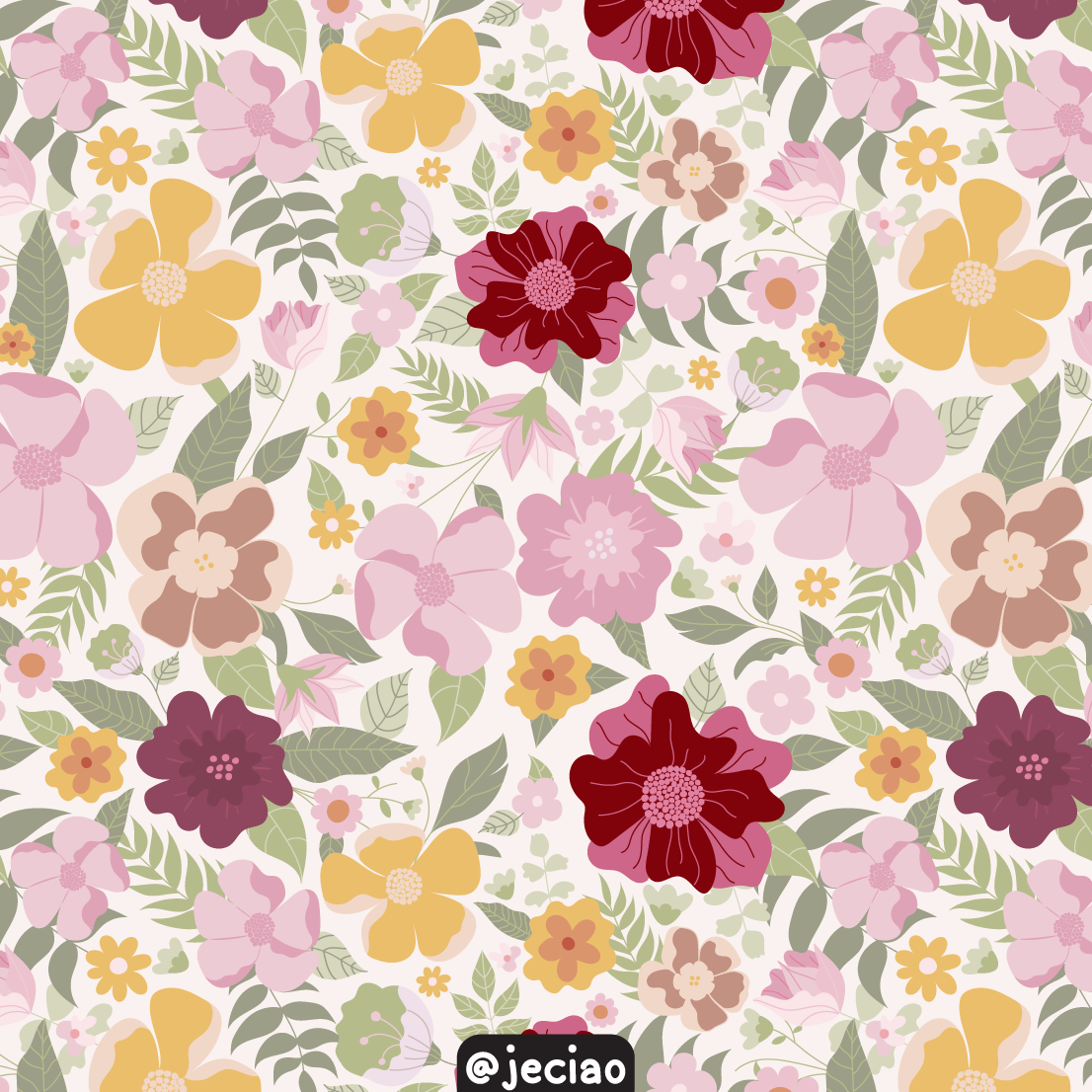 Floral seamless pattern