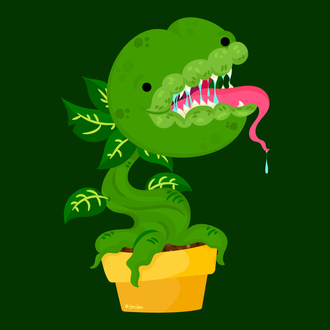 Carnivorous plant vector